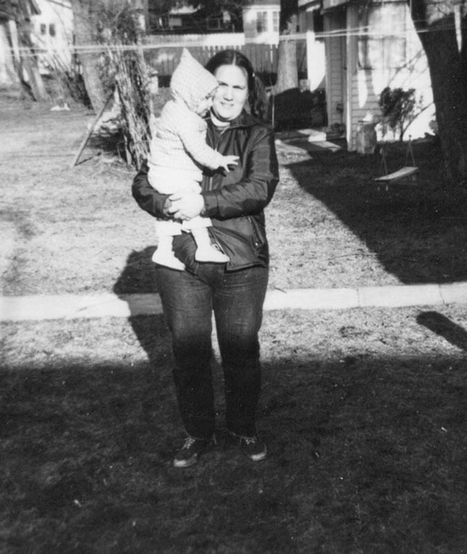 sarah abbie in back yard