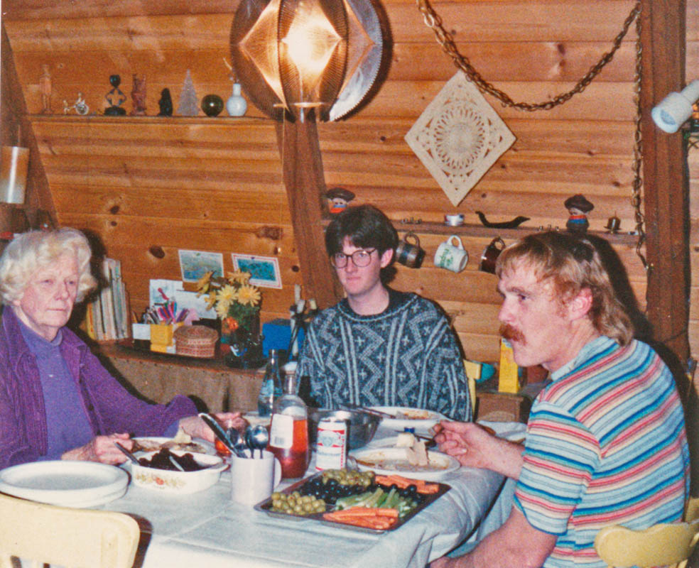 thanksgiving at lornas 1990