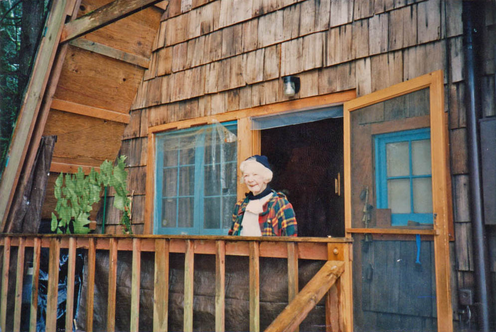 lorna at cabin
