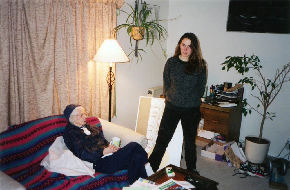 lorna and sarah at sarahs