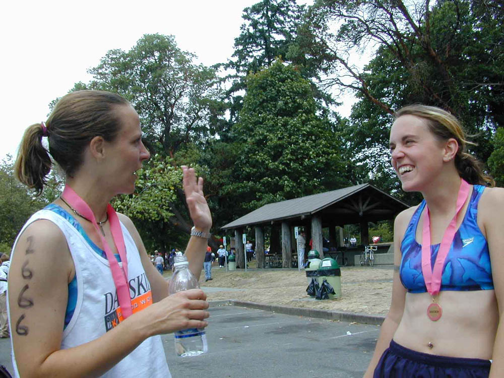 meg and sarah triathalon 