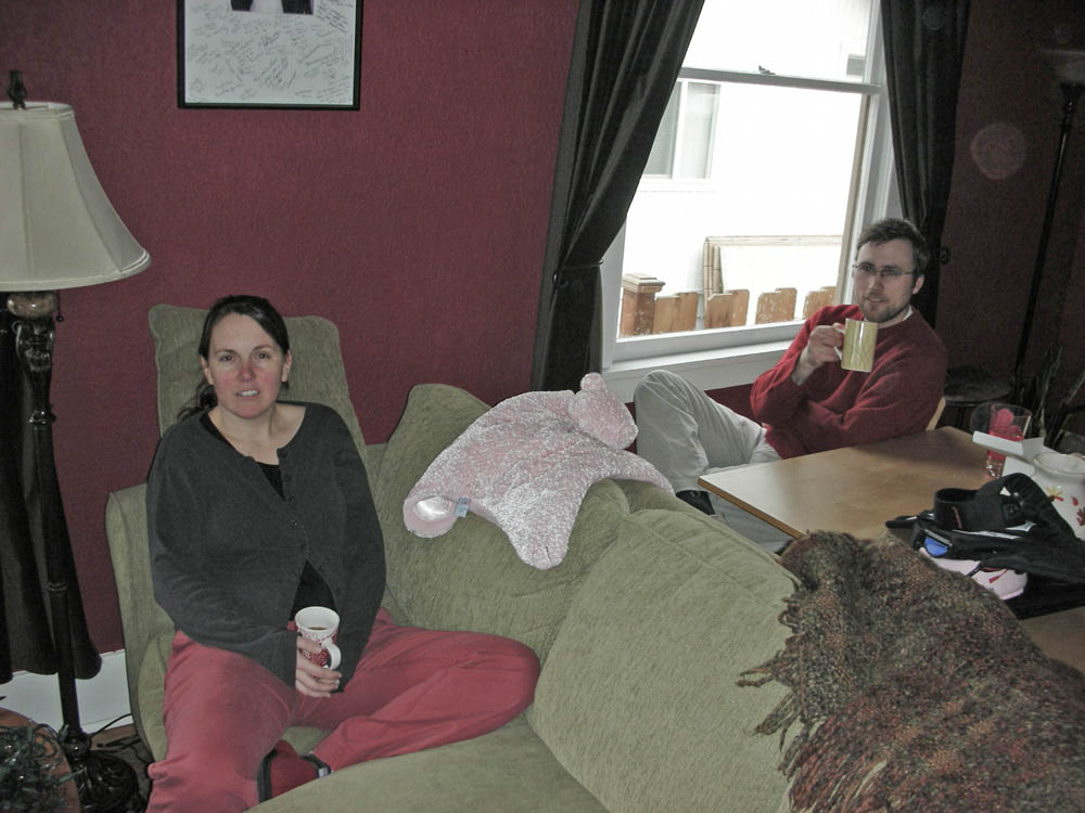 sarah and andrew at home