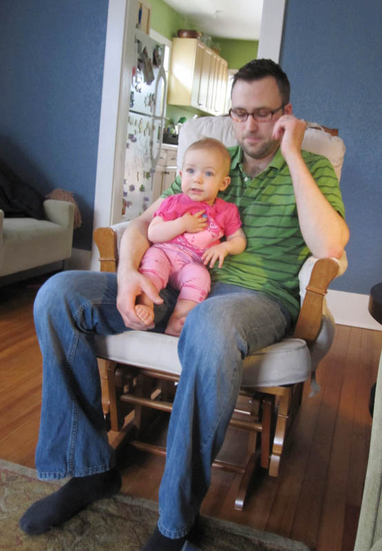 june_katie and andrew at home