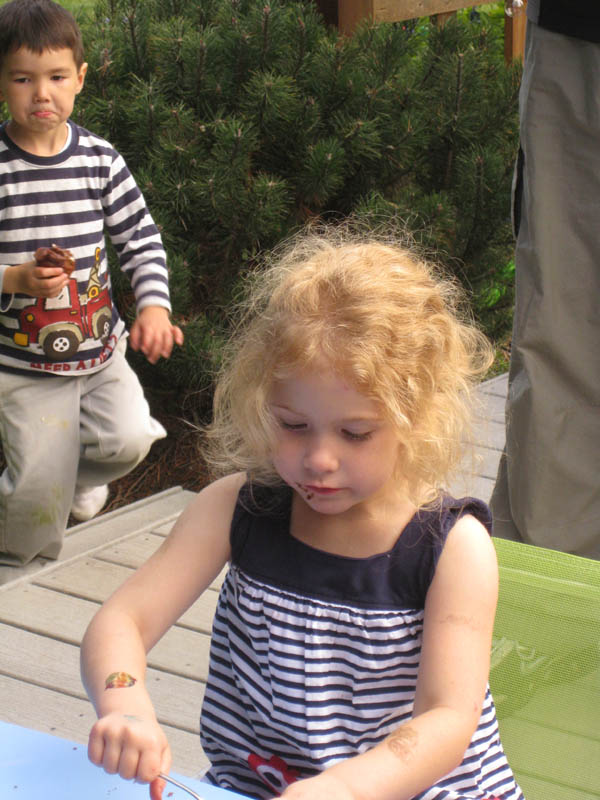 colson and maddy_september 11 at bill and darlenes