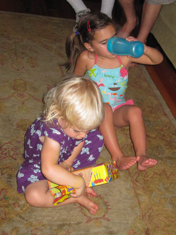 katie and maya_september 11 party at sarahs