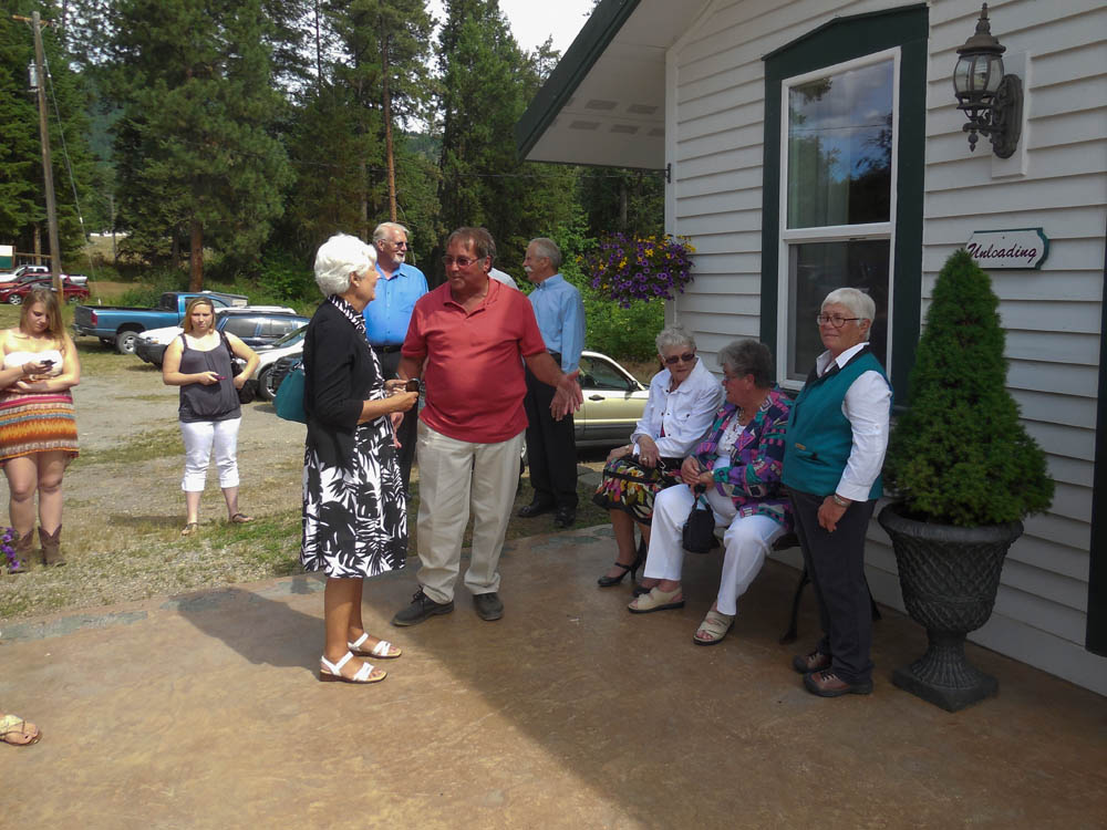 june_stef-doug at mile's wedding