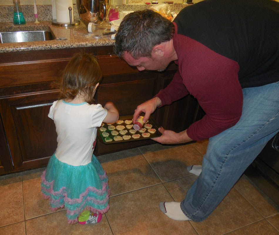 december_mandy and noah_christmas cookies