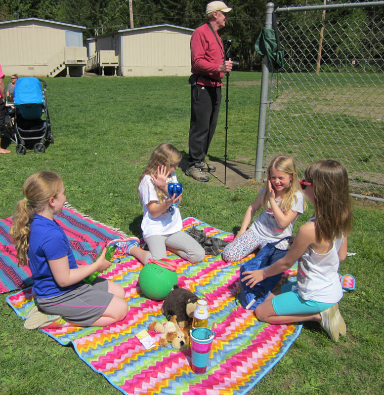 may_maddy and dennis_katie softball