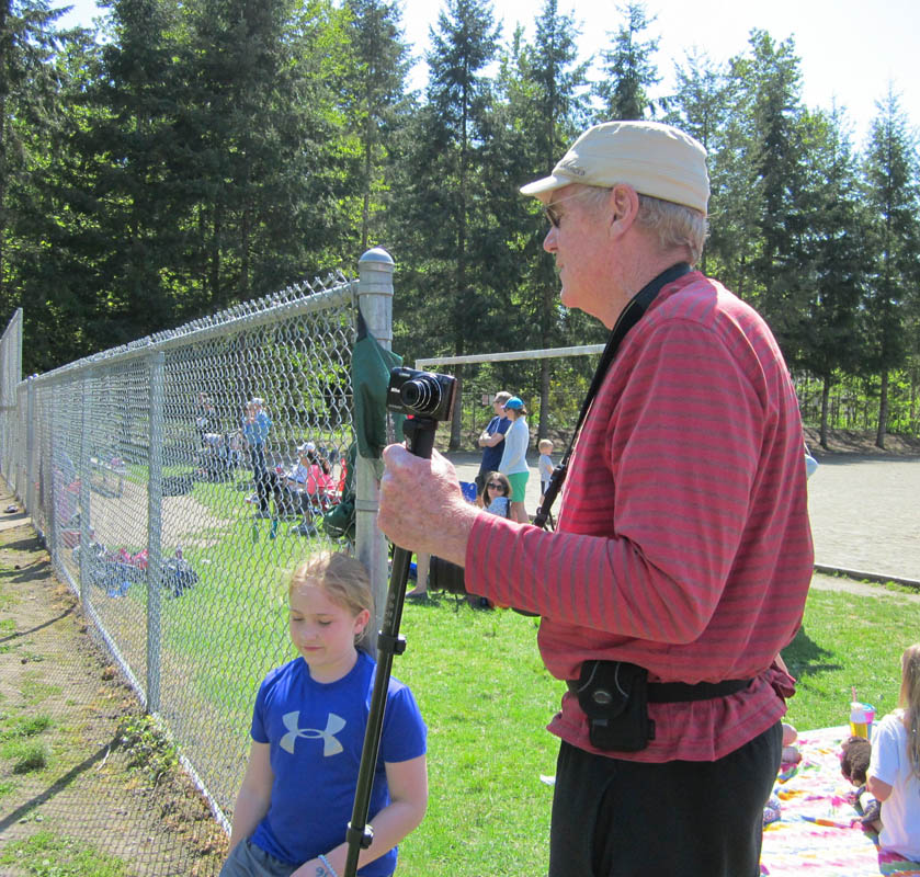may_maddy and dennis_katie softball