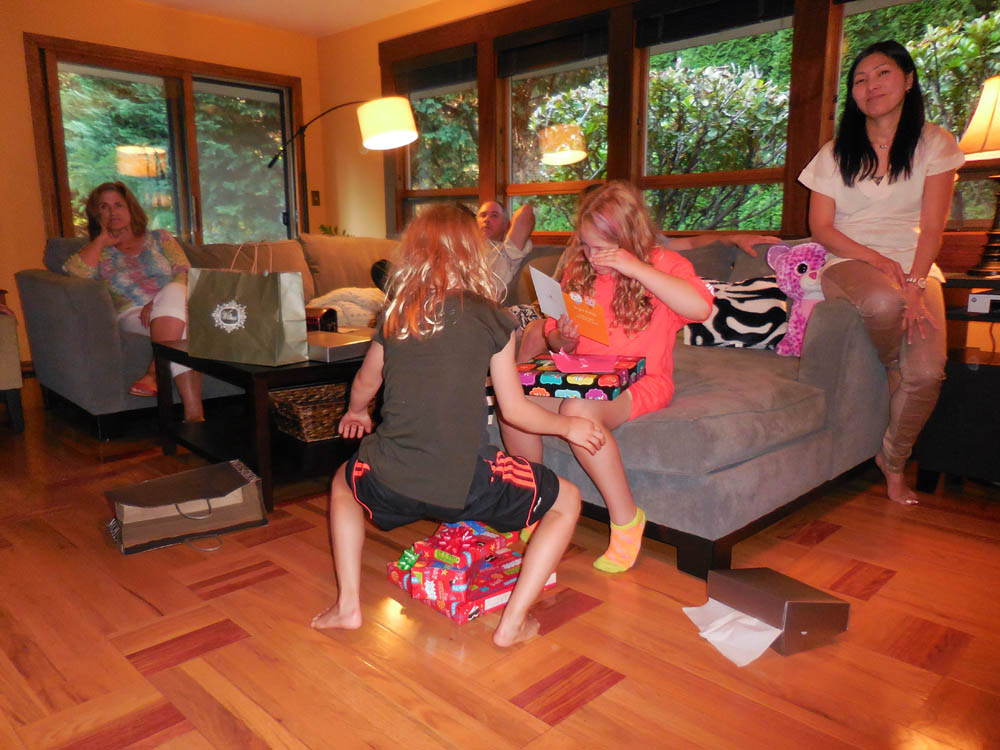 august_maddy 9th birthday darlene katie jess maddy and yuki