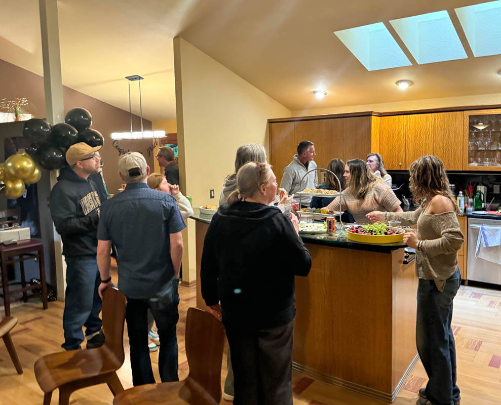 maddy graduation party at sarahs