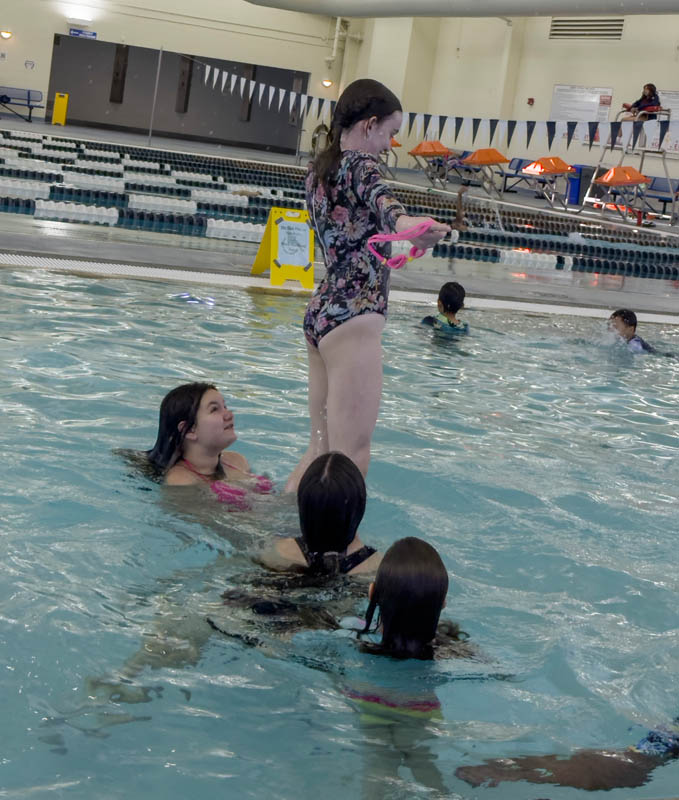 amanda 13 birthday swim party