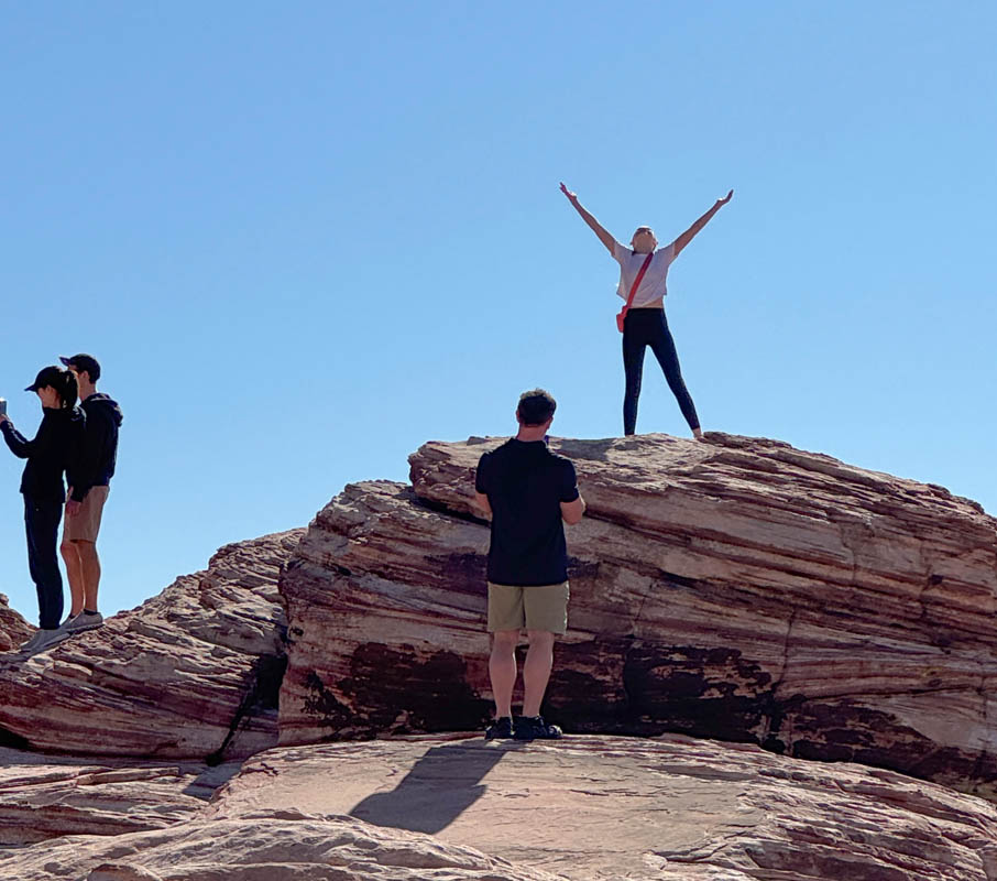 noah and amanda at red rock