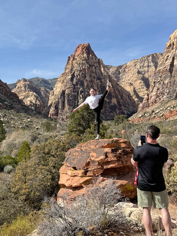 amanda and noah at pine creek canyon red rock