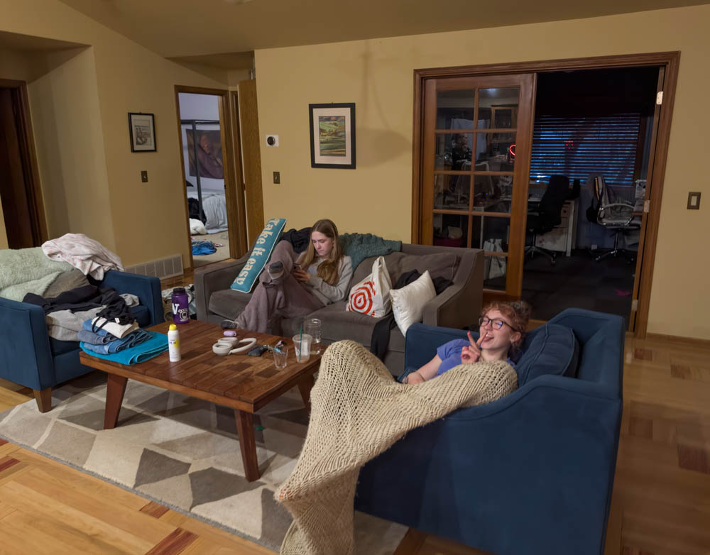 katie and maddy at sarahs