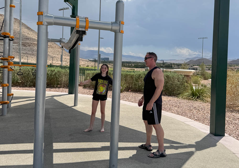 noah and amanda at sports park