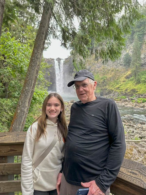 mandy and dennis at snoqualmie falls